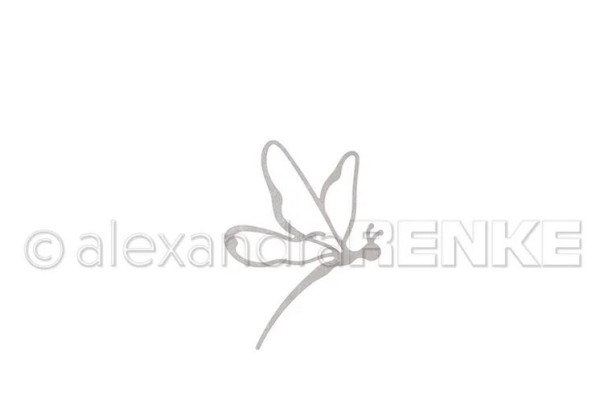 alexandraRENKE Stanzschblone 'Lineart Libelle 3'