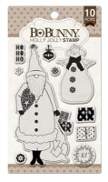BoBunny Holly Jolly Clear Stamps #12105768 BoBunny Holly Jolly Clear Stamps #12105768