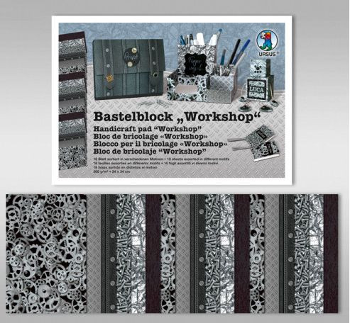 Ursus Bastelblock 24x34 cm "Workshop" 12710001