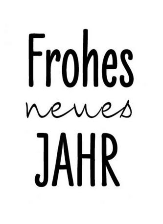 Stempel - Frohes neues Jahr - B 40 x H 40 mm