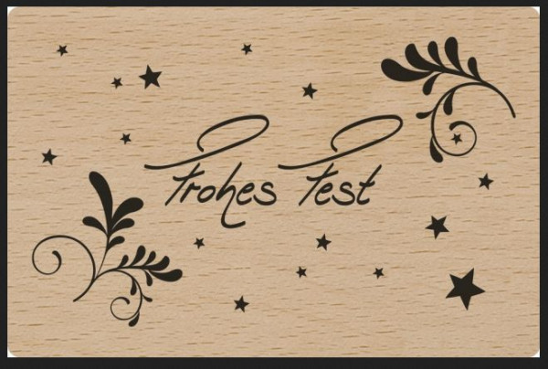 Heyda Holzstempel Frohes Fest 20-4888622