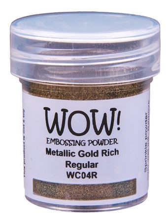 WOW! Embossingpulver Metallic gold rich regular
