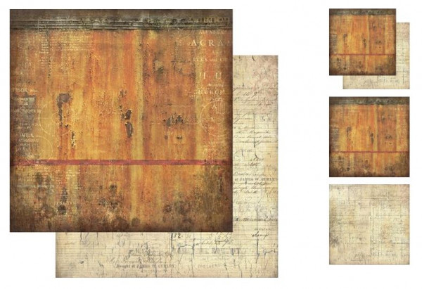 13@rts Designpapier 12x12 Grungy Walls Rusted