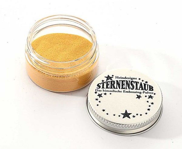 Heindesigns Sternenstaub Embossingpulver Goldgelb