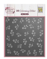 Nellie's Choice • Prägefolder Hintergrund Frühlingsblumen 15x15cm Nellie's Choice • Prägefolder Hintergrund Frühlingsblumen 15x15cm