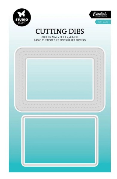 Studio Light • Essentials Cutting Die Gift Card Blister Die
