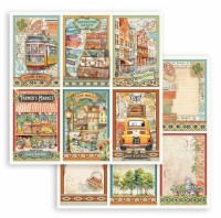 Stamperia Art of Travelling 12x12 Inch Paper Sheets 6 Cards Stamperia Art of Travelling 12x12 Inch Paper Sheets 6 Cards