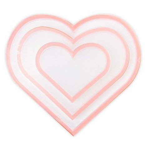 Sizzix M.Essential Shaker Panes Hearts 1 1/2 2 1/2 & 3 1/2 3PK 665451