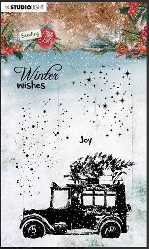 Studio Light Clear Stamp Sending Joy nr.54 A6