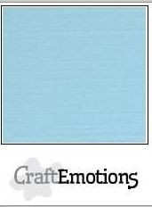 CraftEmotions Cardstock mit Textur hellblau 12x12 10 Blatt