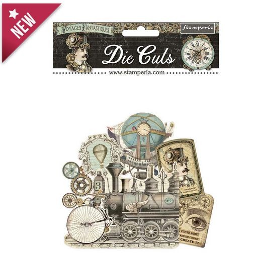 Stamperia Die cuts assorted - Voyages Fantastiques