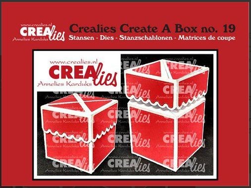 Crealies Create A Box no. 19 6x6x6cm