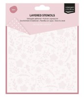 Vaessen Creative • Layering-Schablonen Blumen & Sterne 15x15cm 3St. Vaessen Creative • Layering-Schablonen Blumen & Sterne 15x15cm 3St.