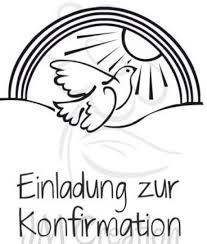 Jm Creation Clear Stamps Einladung Taube Konfirmation 07-00055