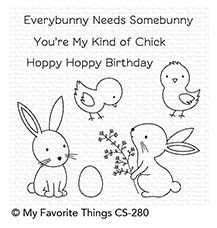 MFT Clear stamps Hoppy Friends