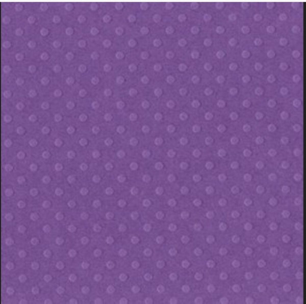 Bazzill Paper dotted swiss Grape Jelly 12x12