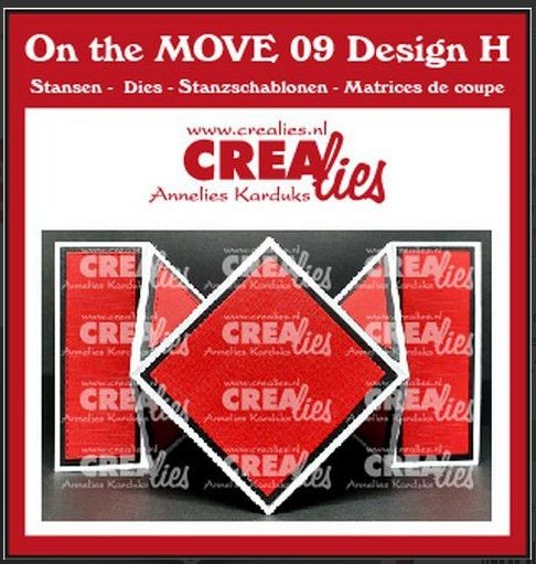 Crealies On The MOVE Design H CLMOVE09 10x28cm