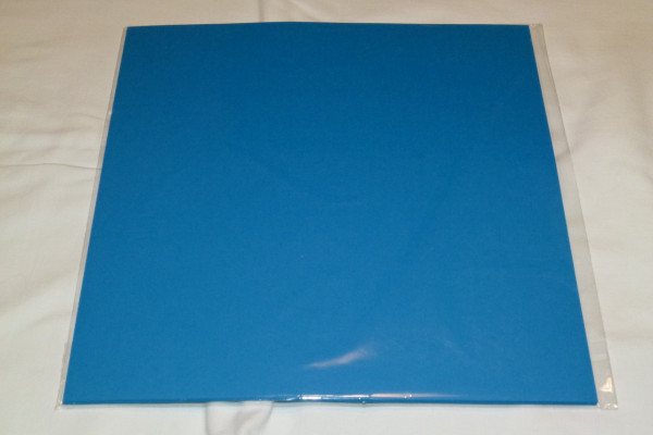 CraftEmotions Cardstock signalblau mit Leinenstruktur (10 Blatt)