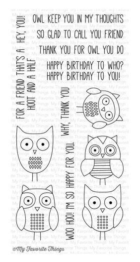 My Favorite Things clear Stamps For owl you do