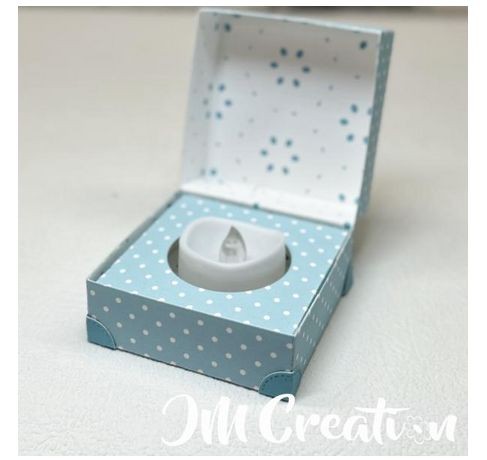 JM Creation Stanzschablone Klappbox quadratisch