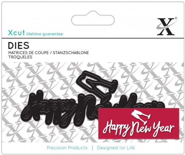 XCut Ministanzschablone -Happy New Year- XCU 504022