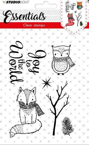 StudioLight Essentials Clear Stamps Weihnachten 325 Füchse