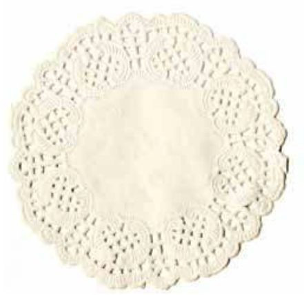 Artemio 9 cm Doilies / Papierdeckchen 20 Stk.