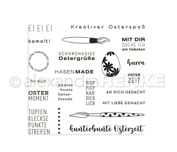 alexandraRENKE Clear Stamps 'Kreativer Osterspaß'