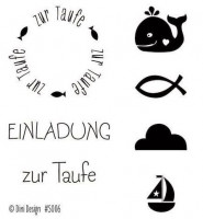 Dini Design Clear Stamps Taufe Dini Design Clear Stamps Taufe