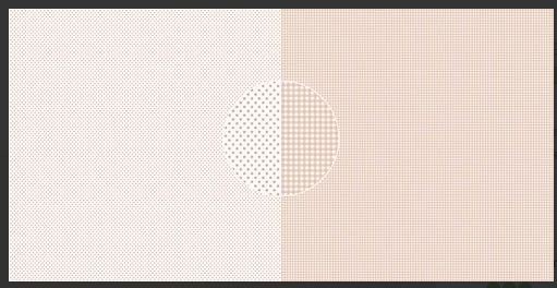 Dini Design Scrapbook Papier Polka Dot-Vichy - Nude