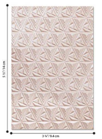 Sizzix 3D Textured Impressions 3D Embossingfolder geometrisches Gitter