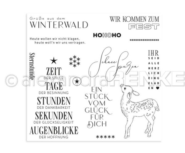 AlexandraRENKE Clear Stamps Aus dem Winterwald