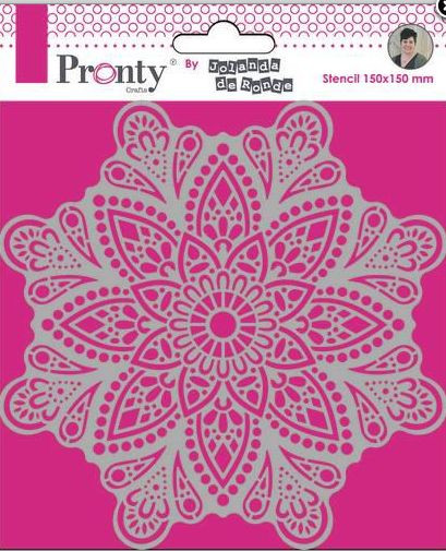 Pronty Mask Mandala 4 15x15 by Jolanda