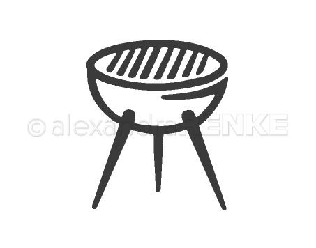 alexandraRENKE Stanzschablone Grill