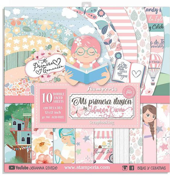 Stamperia Paper Pack Mi primera ilusion Nina