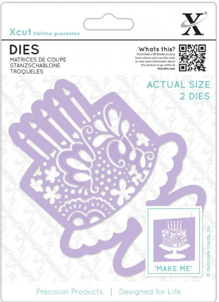 XCut Stanzschablonen Floraler Kuchen XCu503095