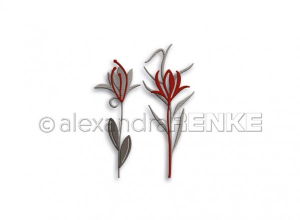 alexandraRENKE Stanzschablonen Magnolium