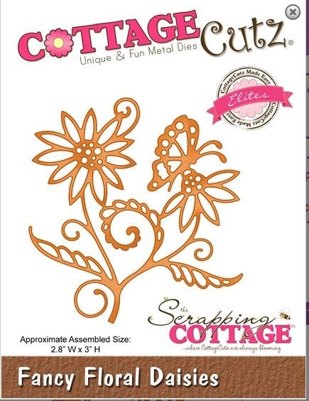 Cottage Cutz Stanzschablone Fancy Floral Daisies