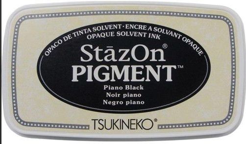 Stazon Pigment Stempelkissen - Piano Black SZ-PIG-031