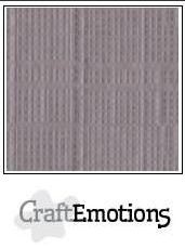 CraftEmotions Leinenkarton 10 Bg Silber 30,5x30,5cm