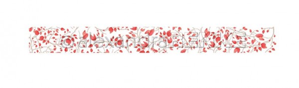 AlexandraRENKE Washi Tape Rosehip Pattern 30 mm x10m