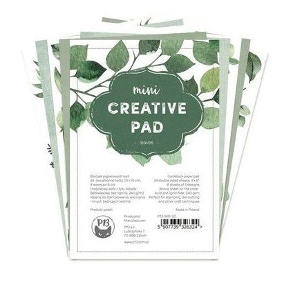 Piatek13 - Mini Creative pad Leaves, 6x4 P13-MIS-20