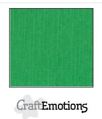 CraftEmotions Cardstock mit Leinenstruktur grasgrün (10Blatt)