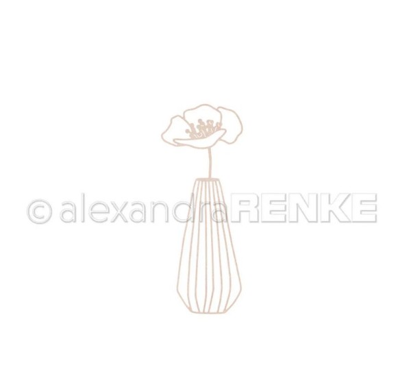 alexandraRENKE Stanzschablone 'Große Blumenvase'