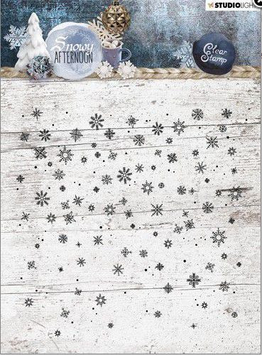 Studio Light stempel 14x14 Background Snowy Afternoon nr 401