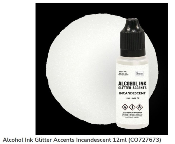 Couture Creations Alkohol ink Glitter Accents incandescent