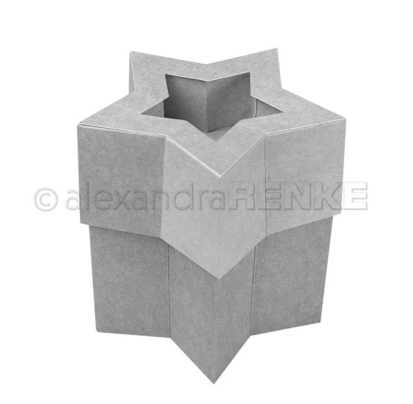 alexandraRENKE Stanzschablone 'Stern-Box mit Fenster
