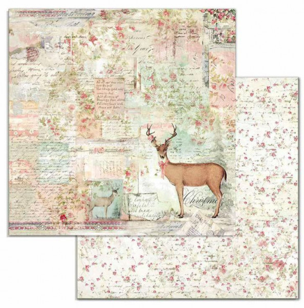 Stamperia 12x12 Double Face Paper Deer