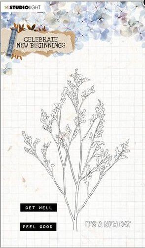 Studio Light Clear Stamp Celebrate new beginnings nr.514 A5