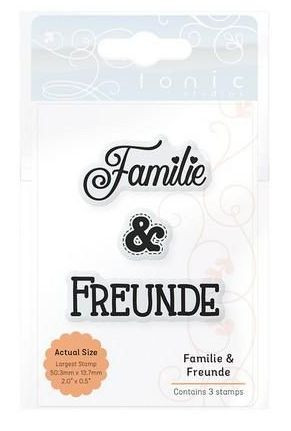 Tonic Studios Clear stamps Familie & Freunde